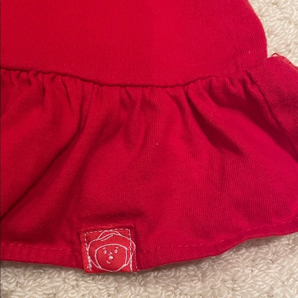 Red Ruffled Kids Tank Top - Picture 2 of 3